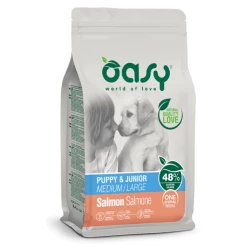 Oasy Monoproteico Puppy Medium Large Salmone - 12 Kg
