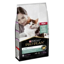 Purina Pro Plan LiveClear Kitten Crocchette Gatto Con Tacchino - 1,4 Kg