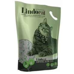 Lindocat Crystal Lettiera Gel Di Silicio - 5 L Classic -negozio di articoli per gatti 5 l aloe vera
