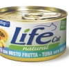 LifeCat Life Cat Natural Con Frutta 85 Gr - Tonno Con Mix Di Frutta