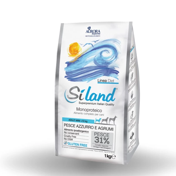 Siland Adult Mini Monoproteico Pesce Azzurro E Agrumi - 3 Kg 3 Siland Adult Mini Monoproteico Pesce Azzurro E Agrumi - 3 Kg