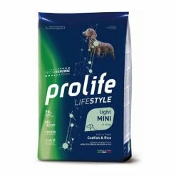 Prolife Lifestyle Cane Light Mini Merluzzo E Riso - 2 Kg