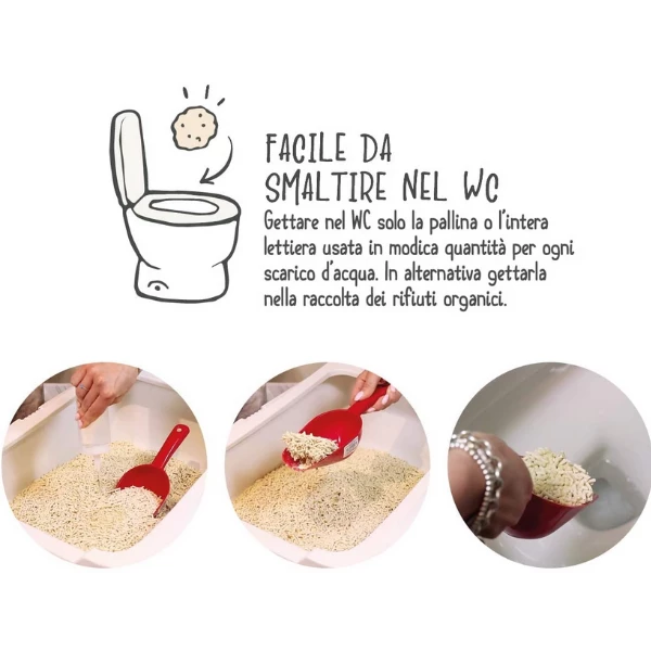 Cat E Rina Cat&Rina Lettiera Al Tofu Be Natural - 5,5 Litri 7 Cat E Rina Cat&Rina Lettiera Al Tofu Be Natural - 5,5 Litri - immagine 5