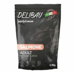 Delibau Superpremium Cibo Per Cani Adult Medium-Large Salmone - 2,5 Kg