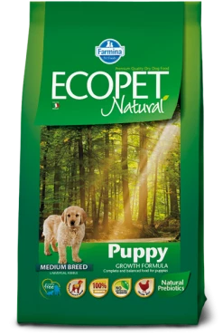 Ecopet Natural Puppy Medium - 12 Kg