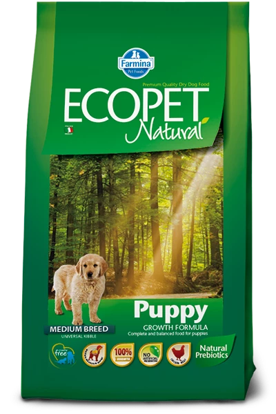 Ecopet Natural Puppy Medium - 12 Kg 3 Ecopet Natural Puppy Medium - 12 Kg