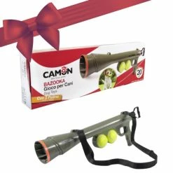 Bazooka Lancia Palline Camon - 1 Bazooka + 2 Palline Da Tennis