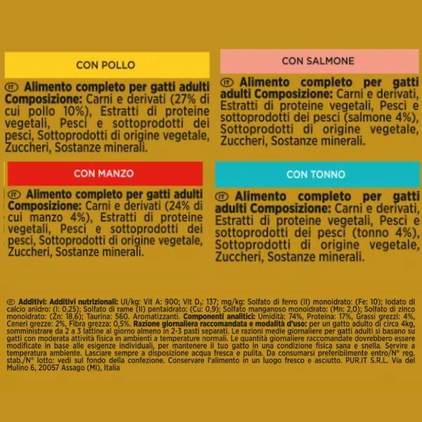 Purina Gourmet Gold Tortini Umido Gatto Multipack 24x85g - 24 X 85 Gr 4 Purina Gourmet Gold Tortini Umido Gatto Multipack 24x85g - 24 X 85 Gr - immagine 2