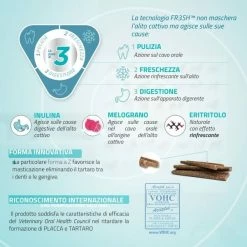 Virbac VeggieDent Fresh Snack Dentali - Confezione Da 120 Gr Per Cani XS 0-5 Kg -negozio di articoli per gatti grafiche magento bauzaar 2023 03 01t144325.856