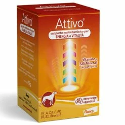 Elanco Attivo Tabs Integratore Vitaminico In Compresse - 1 Confezione Da 60 Cpr