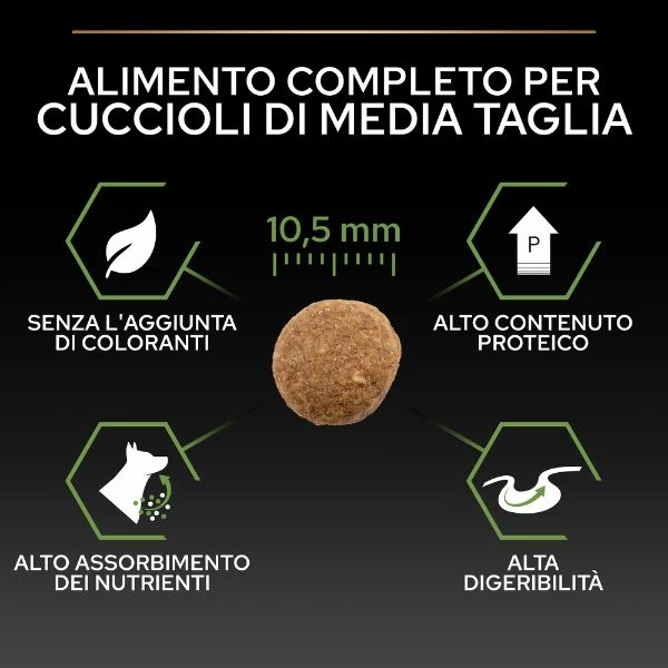 Purina Pro Plan Healthy Start Puppy Medium Crocchette Cane Pollo - 3 Kg 5 Purina Pro Plan Healthy Start Puppy Medium Crocchette Cane Pollo - 3 Kg - immagine 3