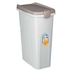 Porta Crocchette Bidone Con Ruote Crock-Box PetUp - Portata 40 L - Fino A 15 Kg Di Crocchette