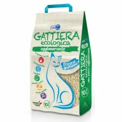 Lettiera Ecologica Agglomerante Fresco Profumo Gattiera PetUp - 10 Lt