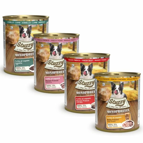 Stuzzy Dog Monoprotein Cotti Al Vapore 800 Gr - Maiale 3 Stuzzy Dog Monoprotein Cotti Al Vapore 800 Gr - Maiale