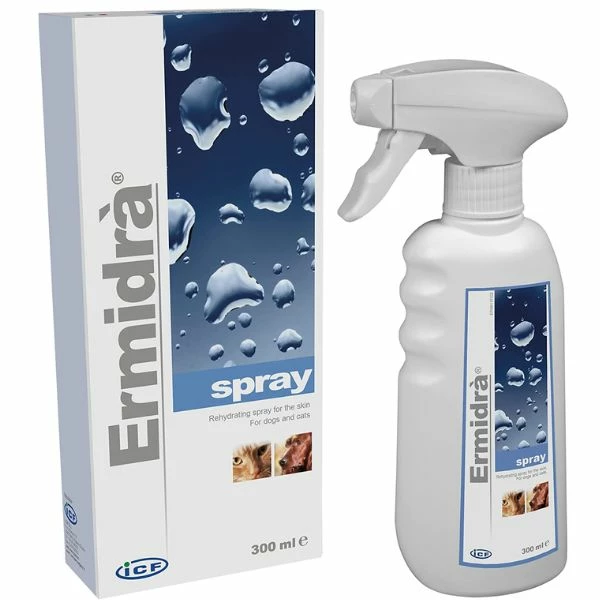 Ermidrà Spray Idratante Anti Secchezza ICF Per Cani E Gatti - 300 Ml 3 Ermidrà Spray Idratante Anti Secchezza ICF Per Cani E Gatti - 300 Ml