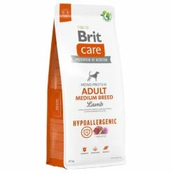 Brit Care Hypoallergenic Adult Medium Breed Agnello E Riso - 12 Kg