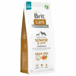 Brit Care Grain Free Senior & Light All Breed Salmone - 12 Kg