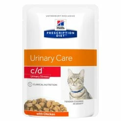 Hill's Prescription Diet C/d Urinary Stress Feline 85 Gr - Pollo