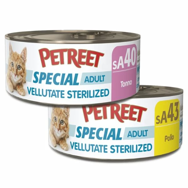 Petreet Vellutate Cat Sterilized 70 Gr - Pollo 3 Petreet Vellutate Cat Sterilized 70 Gr - Pollo