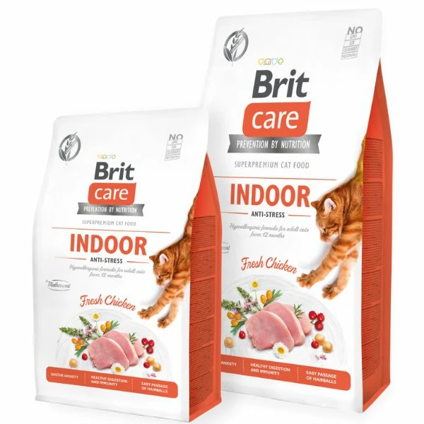 Brit Care Grain Free Cat Adult Indoor Anti-Stress - 2 Kg 3 Brit Care Grain Free Cat Adult Indoor Anti-Stress - 2 Kg