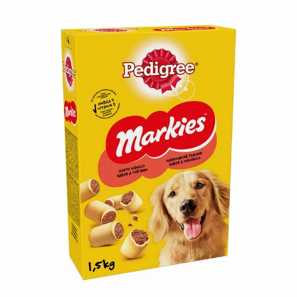 Pedigree Markies Biscotti Ripieni Per Cani - 1,5 Kg 3 Pedigree Markies Biscotti Ripieni Per Cani - 1,5 Kg