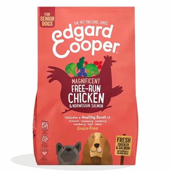 Edgard & Cooper Senior Grain Free Pollo E Salmone - 2,5 Kg 3 Edgard & Cooper Senior Grain Free Pollo E Salmone - 2,5 Kg