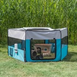 Recinto Da Esterno Trasportabile Trixie - ø 130 × 55 Cm -negozio di articoli per gatti grafiche magento bauzaar 94