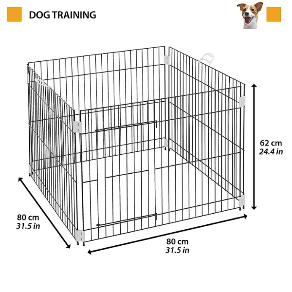 Recinto Per Cuccioli Dog Training Ferplast - 80 X 80 X H 62 Cm 4 Recinto Per Cuccioli Dog Training Ferplast - 80 X 80 X H 62 Cm - immagine 2