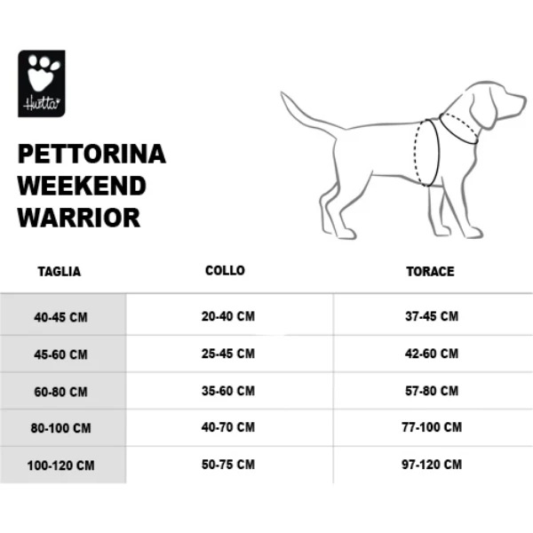 Pettorina Weekend Warrior Hurtta - Nero 40 - 45 Cm 4 Pettorina Weekend Warrior Hurtta - Nero 40 - 45 Cm - immagine 2