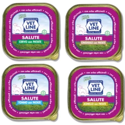 Vet Line Umido Cane Salute 150 Gr - Tonno E Patate