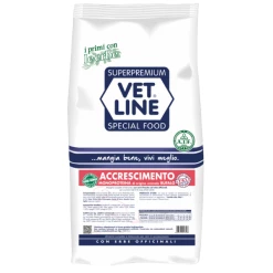 Vet Line Secco Monoproteico Cane Junior Accrescimento Bufalo - 3 Kg