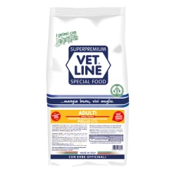 Vet Line Secco Monoproteico Cane Adult Taglia Piccola Pollo - 3 Kg