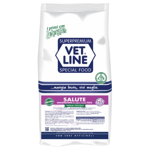Vet Line Secco Monoproteico Cane Salute Taglia Piccola Pesce - 3 Kg 2 Vet Line Secco Monoproteico Cane Salute Taglia Piccola Pesce - 3 Kg -negozio di articoli per gatti grafiche prodotti magento 600x600 2021 12 17t115436.660 1