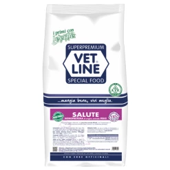 Vet Line Secco Monoproteico Cane Salute Pesce - 3 Kg
