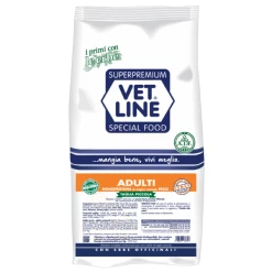 Vet Line Secco Monoproteico Cane Adult Taglia Piccola Pesce - 3 Kg