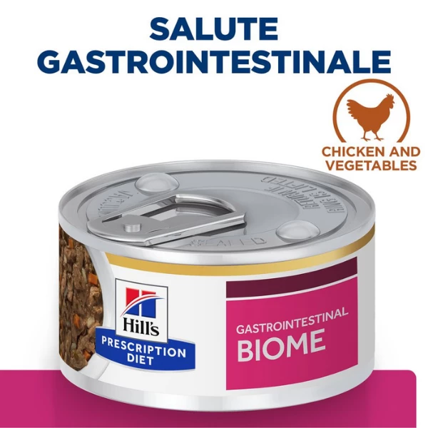 Hill's Prescription Diet Gastrointestinal Biome 82 Gr - Spezzatino Pollo E Verdure 6 Hill's Prescription Diet Gastrointestinal Biome 82 Gr - Spezzatino Pollo E Verdure - immagine 4