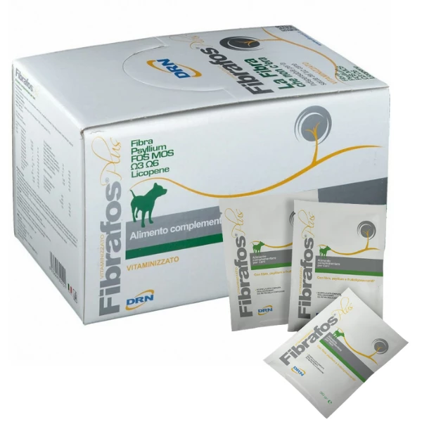 DRN Fibrafos Plus Vitamine Cane - 1 Confezione Da 20 Bustine 3 DRN Fibrafos Plus Vitamine Cane - 1 Confezione Da 20 Bustine