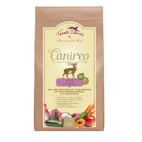 Terra Canis Secco Canireo Grain Free Selvaggina - 2,5 Kg 3 Terra Canis Secco Canireo Grain Free Selvaggina - 2,5 Kg