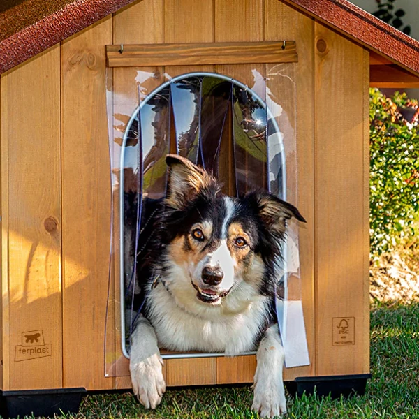 Porticina Per Cucce Da Esterno Door Domus Ferplast - Small 4 Porticina Per Cucce Da Esterno Door Domus Ferplast - Small - immagine 2