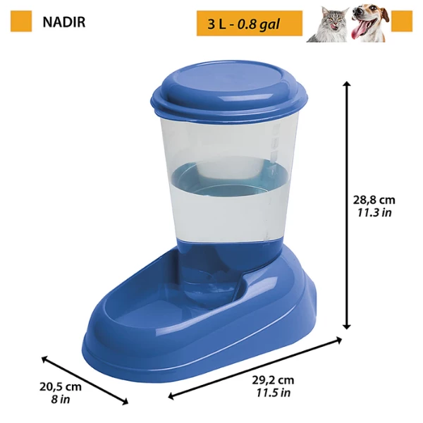 Ferplast Distributore D'acqua Nadir - 1 Distributore D'acqua 4 Ferplast Distributore D'acqua Nadir - 1 Distributore D'acqua - immagine 2