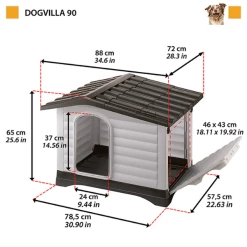 Cuccia Da Esterni Dogvilla Ferplast - DOGVILLA 70: 73 X 59 X H 53 Cm -negozio di articoli per gatti grafiche prodotti magento 600x600 2022 04 04t114217.505 1