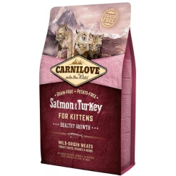 Carnilove Kitten Salmone E Tacchino - 2 Kg