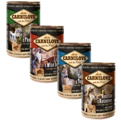 Carnilove Cibo Umido Grain Free 400 Gr - Agnello & Cinghiale