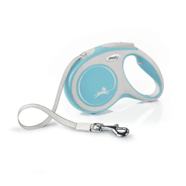 Guinzaglio Flexi New Comfort Tape - Verde Acqua - Extra-small - 3 M 4 Guinzaglio Flexi New Comfort Tape - Verde Acqua - Extra-small - 3 M - immagine 2