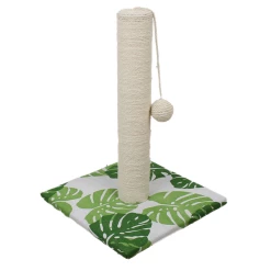 Tiragraffi Leaves Con Gioco Croci - Verde - 30x30x42 Cm