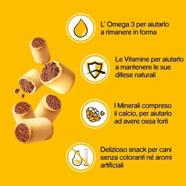 Pedigree Markies Biscotti Ripieni Per Cani - 1,5 Kg 4 Pedigree Markies Biscotti Ripieni Per Cani - 1,5 Kg - immagine 2