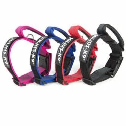 Collare Color & Gray Con Maniglia Di Sicurezza Julius K9 - Rosso 47-67 Cm