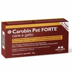 NBF Lanes Carobin Pet Forte Cane & Gatto Compresse - 1 Confezione Da 30 Compresse