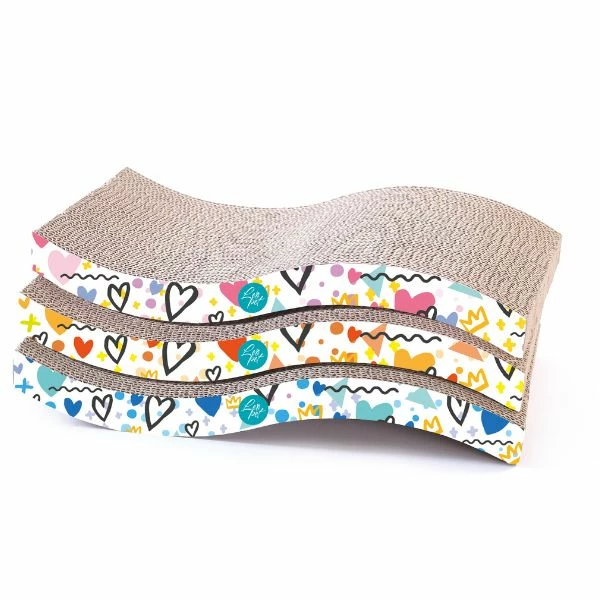 Tiragraffi In Cartone Onda Leopet - 1 Tiragraffi 3 Tiragraffi In Cartone Onda Leopet - 1 Tiragraffi