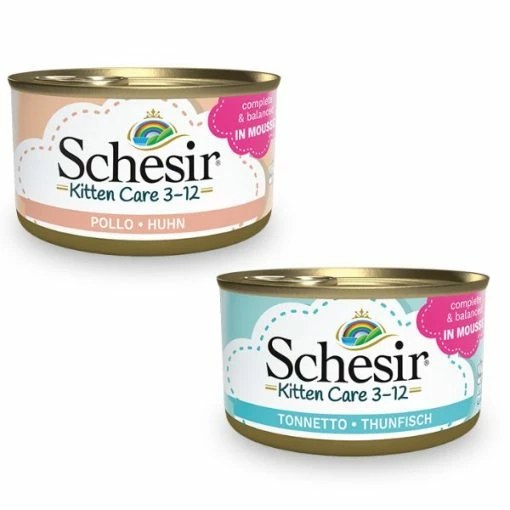 Schesir Umido Per Gatti Kitten Care Mousse Lattina 85 Gr - Tonnetto 2 Schesir Umido Per Gatti Kitten Care Mousse Lattina 85 Gr - Tonnetto -negozio di articoli per gatti grafiche prodotti magento 600x600 2022 07 12t111530.255